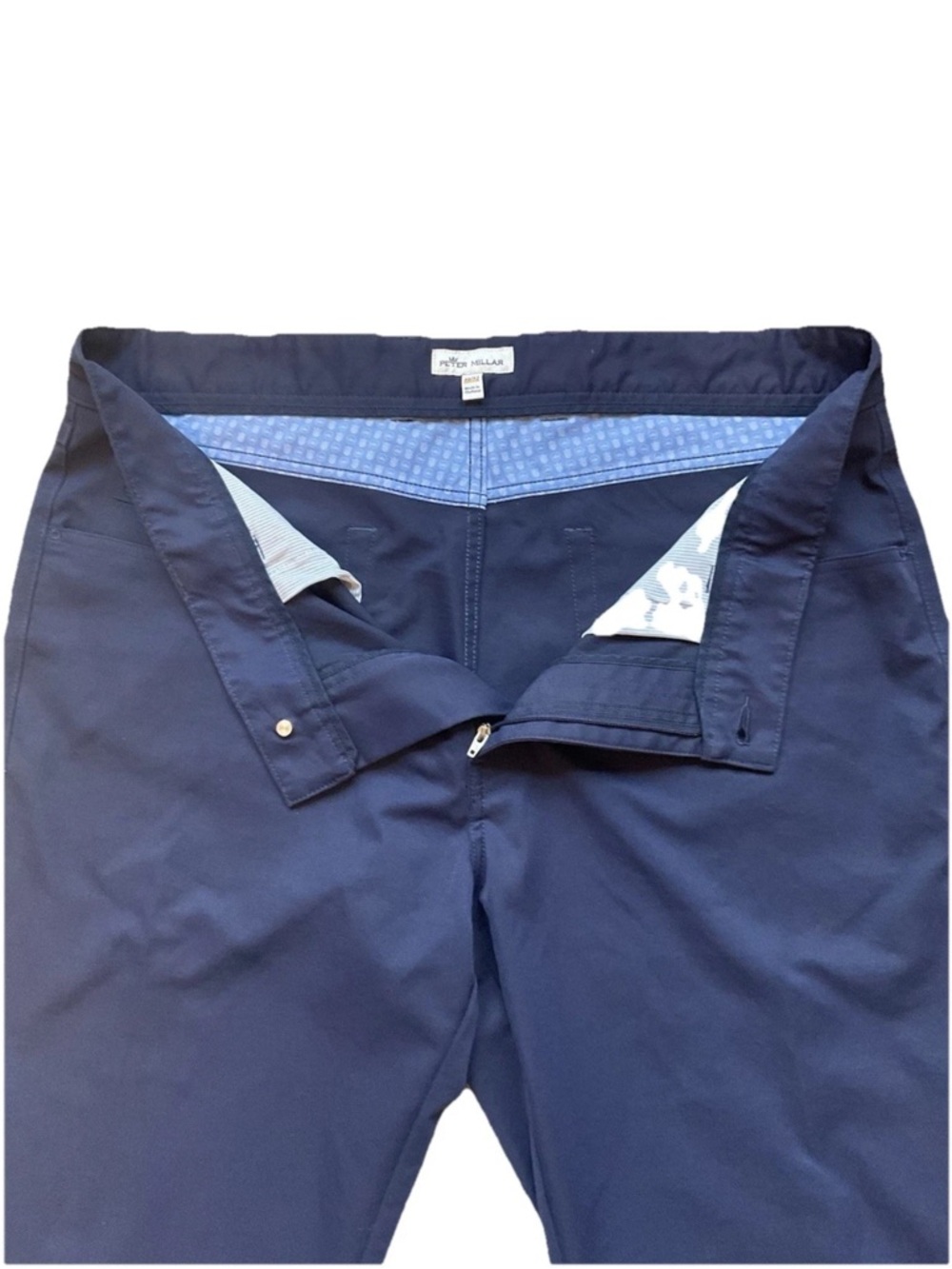 Peter Millar Men's Performance 5-Pocket Pants In Navy Size 36x32 - Picture 4 of 14